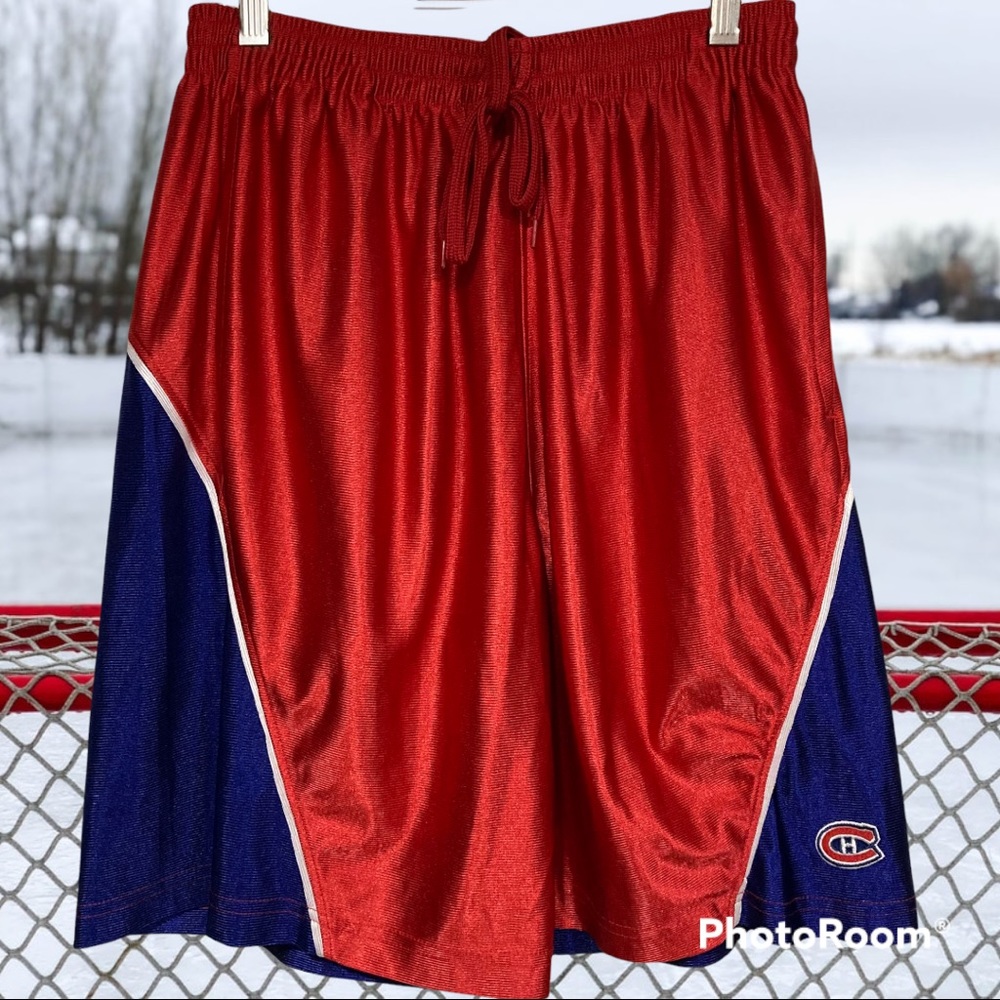 Montreal Canadiens shorts official NHL Hockey size small athletic material